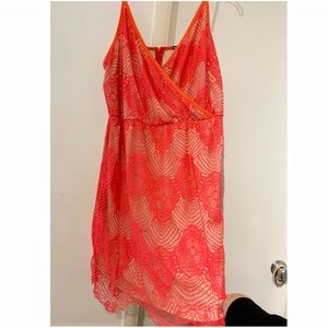 2x Bright Coral Dress
